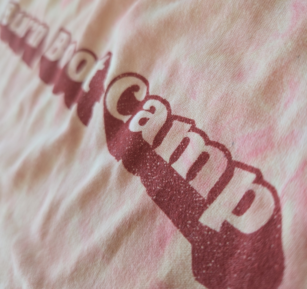 Burn Boot Camp Pink Tie-Dye Graphic Tank Top